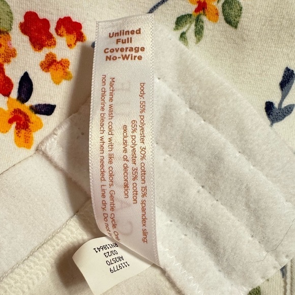 Cacique Cotton Unlined NoWire Bra 54D - Picture 9 of 12